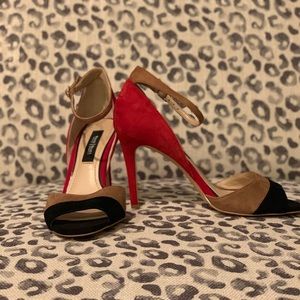 WHBM beautiful suede heels just in time for fall